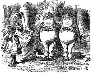 Tweedledum and Tweedledee
